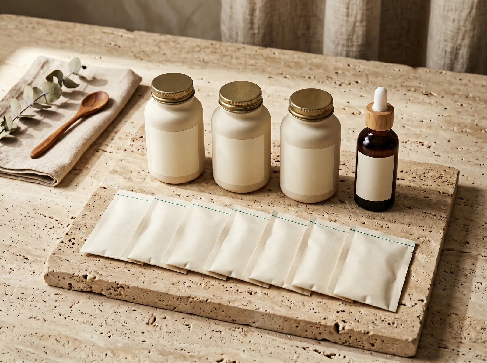 A personalized monthly Selvara package — prescriptions, supplements, and a retest kit.