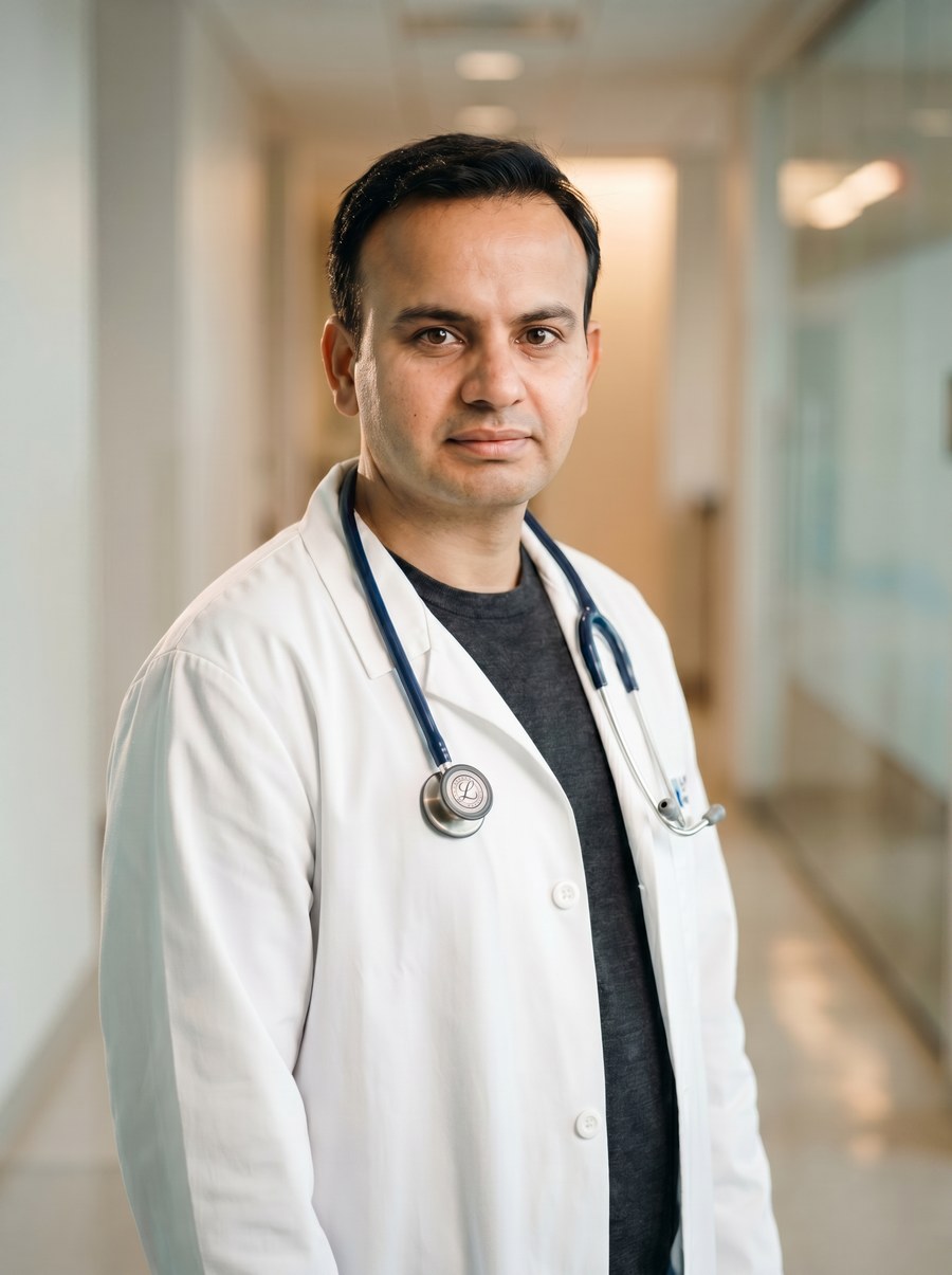 Portrait of Dr. Pranav K. Sharma, MD, Founding Physician of Selvara